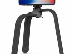3POD, selfie stick, trepied flexibil cu telecomanda bluetooth, negru, Zbam